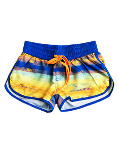 Shorts de bain et de course pour hommes, écologiques, respirants, séchage rapide, colorés, légers, taille élastique, décontractés, pour l'été et le fitness - Product Image 3
