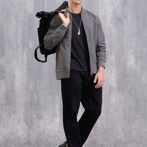 Custom <b>men</b> bomber <b>jacket</b> quilted puffer varsity windproof streetwear fishing <b>winter</b> breathable lightweight <b>men</b> fashion satin OEM - Product Image 5