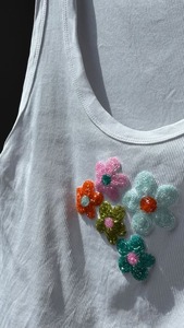 Fashion Hand Embroidered Seed Bead for Top with Glass & <b>Crystal</b> Baptism Party Style Colorful <b>Animal</b> Design Elegant Embroidery - Product Image 4