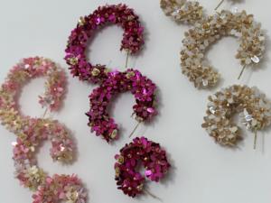 Pendientes de Aro con Lentejuelas Florales para Mujer, Hechos a Mano, con Cuentas, Joyería Moderna, Regalo - Product Image 2