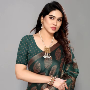 KV <b>Printed</b>, <b>Blocked</b> <b>Printed</b> Daily Wear Chiffon Saree Georgette Saree - Product Image 1