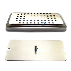 Dental PRF <b>Box</b> Instrument Cassette Stainless Steel <b>Storage</b> Organizer for Luxating Elevators Periotome Osteotome Surgical <b>Tools</b> - Product Image 3