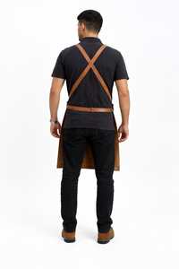 Delantal de Trabajo de Cuero Genuino con Múltiples Bolsillos para Técnicos, Trabajadores Profesionales, Organización, Protección Resistente a Olores, Casual - Product Image 4