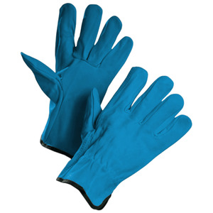 Most Popular Cowhide Grain Leather Heavy-Duty Rubber CE Certified Anti-Static Heat Resistant Adjustable Wristlet Safety <b>Gloves</b> - Product Image 2