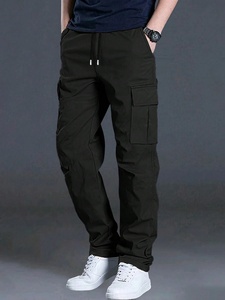 Pantalones Cargo Tácticos de Poliéster 100% para Hombre, Marca ELIVEERA ENTERPRISES, Ropa Casual Urbana, Fabricante OEM, Proveedor Mayorista - Product Image 2