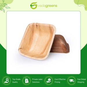 Tazones Cuadrados Desechables Hechos con Hojas de Palma Areca Naturales, Biodegradables y Compostables, al Precio Más Bajo del Mercado y Más Vendidos - Product Image 6