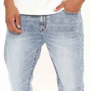Jeans Rectos Bordados Personalizados para Hombre, 100% Alta Calidad, Pantalones de Mezclilla Lavados a la Moda para Streetwear - Product Image 5