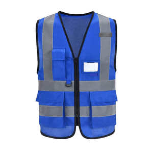 Chaleco de Seguridad Multifuncional para Hombre, Clase 1 EN Clase 2, Impermeable, con Luz LED Intermitente, para Trabajo al Aire Libre, Pesca, Viajes, Verano - Product Image 4