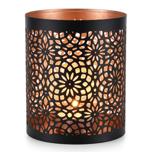 Handcrafted Metal Candle Holder Lantern Decorative <b>Tea</b> Light Home Decor Table Centerpiece Wedding <b>Party</b> <b>Decoration</b> - Product Image 1