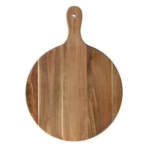 Planche à découper ronde en bois de qualité supérieure 100% bois, passe au lave-vaisselle, par HF Crafts - Product Image 3