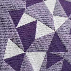 NEXTEX Sweat à capuche unisexe Triangle Geo en molleton de coton doux, chaud, violet lavande, avec motif graphique - Product Image 5
