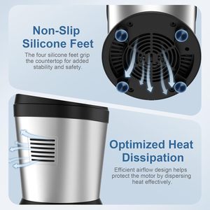 Licuadora de 1200W para Smoothies, Licuadora Personal para Batidos, Licuadora Portátil y Molinillo de Café para Cocina - Product Image 4