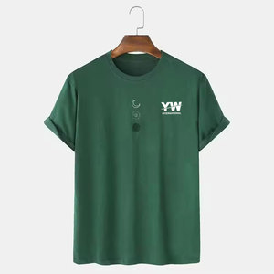 เสื้อยืดผู้ชายขายดี ดีไซน์ใหม่ล่าสุด ระบายอากาศได้ดี เสื้อยืดแขนสั้นสำหรับฤดูร้อน ขายดีที่สุด - Product Image 1