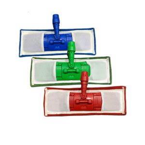 Vente en gros usine Mini serpillière auto-essoreuse robuste en coton, durable et réutilisable, pour nettoyage industriel et commercial des sols humides - Product Image 2