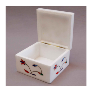 กล่องใส่เครื่องประดับหินอ่อน กล่องใส่เครื่องประดับสไตล์ดั้งเดิม ของตกแต่งโต๊ะ กล่องใส่นาฬิกา กล่องโชว์สินค้า ขายดีที่สุด - Product Image 5