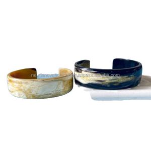Stylish Buffalo Horn Cuff <b>Bracelets</b> for Modern Women Best Quality Carved Feng Shui and <b>Love</b> Style Jewelry - Product Image 1