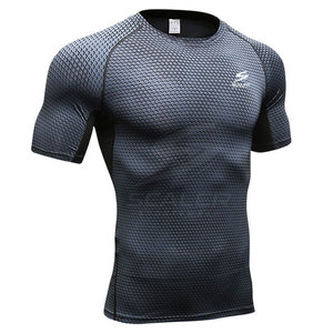 Camiseta Deportiva Elástica y Duradera, Tejida con Compresión, Transpirable, Ecológica, Control de Humedad, para Ejercicio en el Gimnasio - Product Image 2