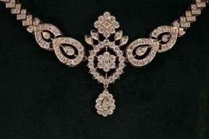 Collier pendentif de luxe en or 22 carats certifié IGI, serti de diamants de laboratoire, bijoux fins personnalisés, diamant synthétique - Product Image 3