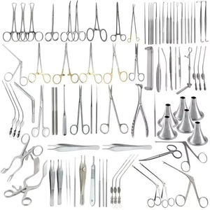 Kit d'instruments chirurgicaux pour micro-interventions auriculaires, 101 pièces, en acier inoxydable de qualité chirurgicale, pour usage clinique ORL - Product Image 1