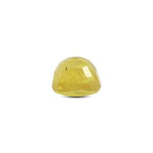 Loose 5.55 Carat Oval Cut Yellow Sapphire Gemstone for Fine Jewelry - Product Image 3