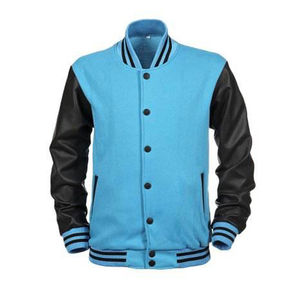 Chaqueta Varsity para Hombre OEM, Estilo Vintage, Ropa de Invierno, Logotipo Bordado Personalizado, Chaquetas Varsity de Cuero para Hombre - Product Image 1
