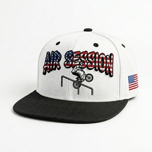 Casquette Snapback Classique Premium à 6 Panneaux et Visière Plate, Couronne Structurée, Broderie de Logo Personnalisé, Fournisseur d'Usine OEM ODM en Gros - Product Image 2