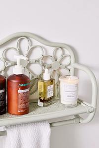 Étagère murale pour enfants en rotin tressé à la main, design fleur de marguerite, étagère de rangement pour chambre d'enfant, rotin naturel fait main, vente en gros - Product Image 3