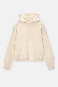 OEM Custom Heavyweight Oversized Pullover Hoodie Unisex Thermal Breathable Zipper-<b>Up</b> Style Plain Dyed 100% Cotton Hoodies Men - Product Image 2