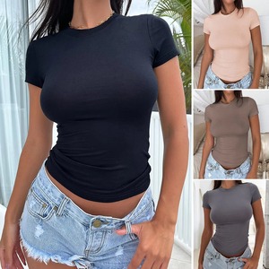 T-shirts imprimés à manches courtes surdimensionnés de qualité économique en gros, 100 % coton 180 g/m², avec logo personnalisé - Product Image 5