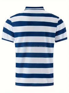 Gran oferta 100% Camiseta de algodón para hombre, logotipo personalizado, precio al por mayor, camiseta de manga corta para hombre, 2025 polos, polos para hombre - Product Image 4