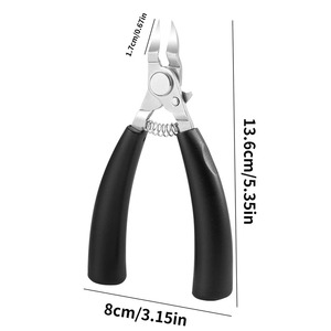 กรรไกรตัดเล็บสแตนเลส สำหรับเล็บหนา เล็บขบ ผิวหนังที่ตายแล้ว ใช้สำหรับตกแต่งเล็บ ดูแลเล็บเท้าอย่างมืออาชีพ - Product Image 2