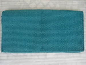 Manta de Silla de Montar de Lana de Nueva Zelanda Azul Sólido, Almohadilla para Caballo Estilo Western, Suave, Transpirable y Duradera, Tela para Silla de Montar Ecuestre - Product Image 3