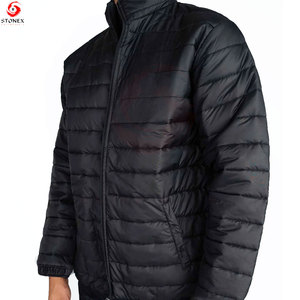 Chaqueta Acolchada con Capucha para Hombre, 100% Poliéster, Resistente al Agua, Ligera, Acolchada, Abrigo de Invierno con Aislamiento Térmico para Senderismo - Product Image 6