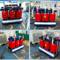 Transformateur triphasé sec 10 kV/0,4 kV Dyn11 à refroidissement par air, en résine coulée, transformateur de distribution à enroulement en cuivre, norme IEC