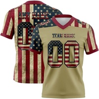 Maillot de football américain personnalisé 2026, grandes tailles, motifs brodés sur mesure pour 32 équipes, vêtements de sport respirants