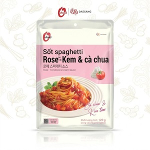 Salsa de Espagueti de Rosa O'food al por Mayor, 120g |   Salsa cremosa de tomate para pasta en sobre individual - Product Image 1