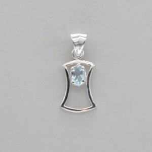 Colgante de Lapislázuli con Engaste de Plata de Ley 925, Clásico Solitario, Joyería Unisex para Uso Diario - Product Image 3