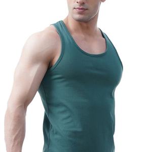 เสื้อกล้ามผู้ชายสีพื้นคุณภาพสูง ทรงหลวม ใส่สบาย เหมาะสำหรับออกกำลังกาย ฟิตเนส ใส่ลำลองที่บ้านและใส่เดินเล่น - Product Image 5