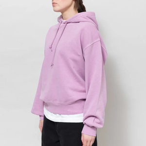 Custom Oversized Embroidered French Terry Baggy Hoodie Cotton Fleece <b>Jumper</b> Puff Print Hooded CrewNeck Sweatshirt for Women - Product Image 3