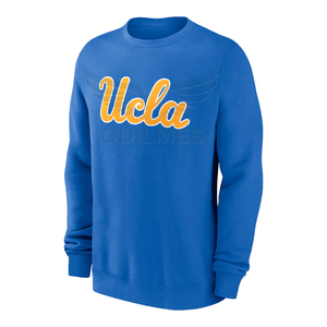 Sweat-shirt unisexe à col rond personnalisé avec logo UCLA Bruins, doublé, respirant, coupe-vent, en coton et polyester de qualité supérieure - Product Image 2