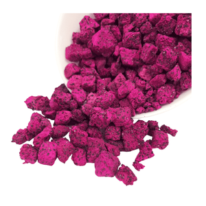 Wholesales Bulk <b>Sweety</b> FD Freeze Dried Dragon Fruit Blocks Syrup Vacuum Pack Sweet Fruit Snack Ready to Eat - Product Image 1