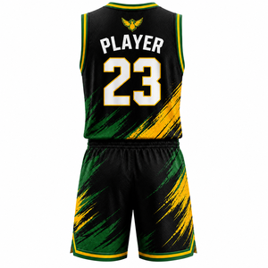 Nouvelle conception, kit d'uniformes de basketball personnalisés OEM, ensemble de maillots et de shorts de sport sublimés pour les clubs, les écoles et les équipes professionnelles - Product Image 2