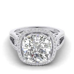 RYYES GRA Certificated 925 Sterling Silver Moissanite <b>Wedding</b> Promise <b>Ring</b> Solitaire Engagement and Party Wear Designer Jewelry - Product Image 6