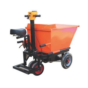 Chariot de 1.2m de long quatre portes peuvent être ouvertes avec des pédales debout Power Handy Wheelbarrow Garden Cart Hand Truck - Product Image 2