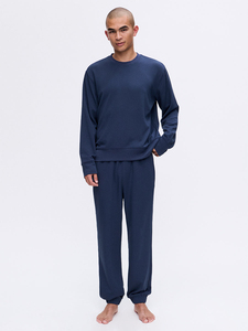 Pantalon de survêtement ample à jambe droite, nouveau style, 100% coton, pantalon de survêtement jogger, logo personnalisé, pour hommes - Product Image 3