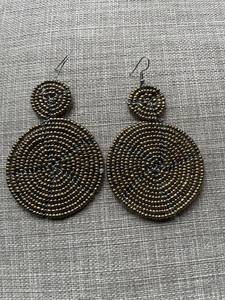 New Decorative <b>Leaf</b> Shape Seed Beaded Gold Plated Handmade Women's Boho Bead Earrings Party Wear <b>Drop</b> Earrings Beads - Product Image 3