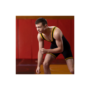Custom Sublimation Wrestling <b>Singlet</b> High Stretch Polyester Spandex Quick Dry <b>Men</b> Youth Wrestling Uniform OEM - Product Image 4