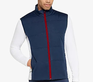 Veste de golf pour homme, légère, respirante, avec fermeture éclair sur le devant - Product Image 1
