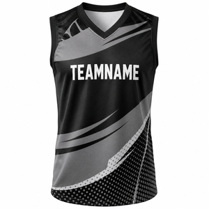 Ensemble de maillots de volley-ball personnalisés pour femmes, uniforme de sport respirant pour entraînement d'équipe, 100 % polyester - Product Image 5