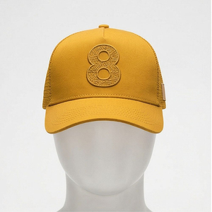 Premium Quality Men Lettered Mesh Trucker Hat <b>Baseball</b> <b>Cap</b> Sun Block With Embroidered Letters Breathable Fabric Stylish Unisex - Product Image 1